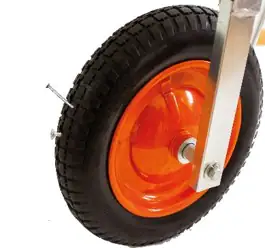 Pro-Bau-Tec Schweizer Karre Aluminium max. 200 kg PU-Räder