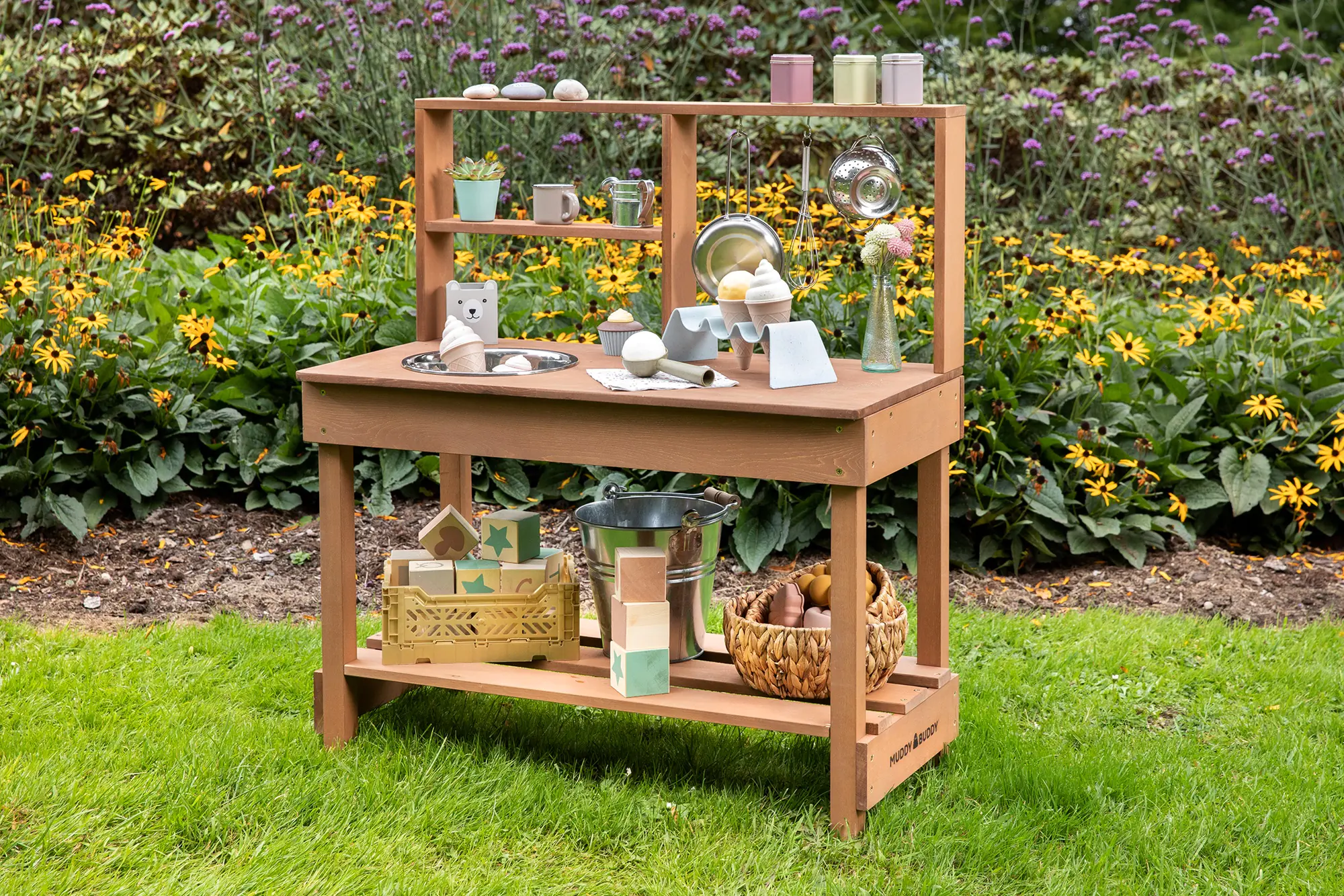 Muddy Buddy Matschküche Mud Starter 80 x 40 x 90 cm