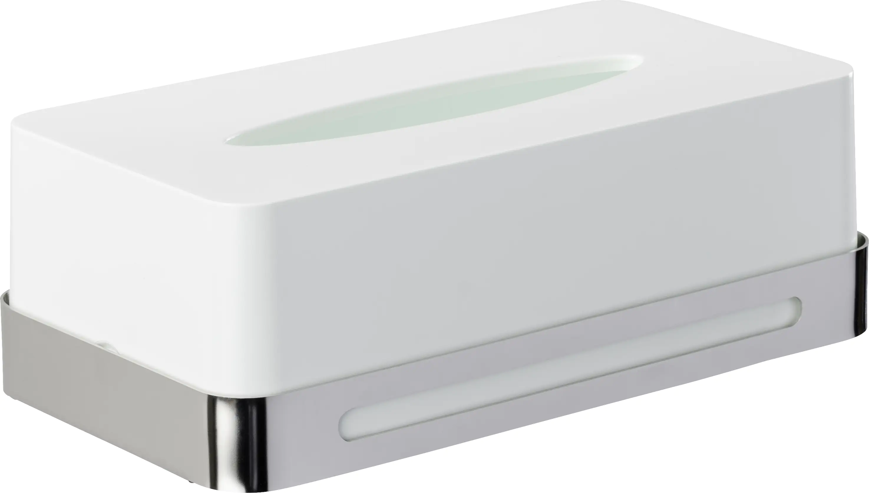 Wenko Kosmetiktuch-Box Premium Plus Edelstahl, Kunststoff, silber glänzend