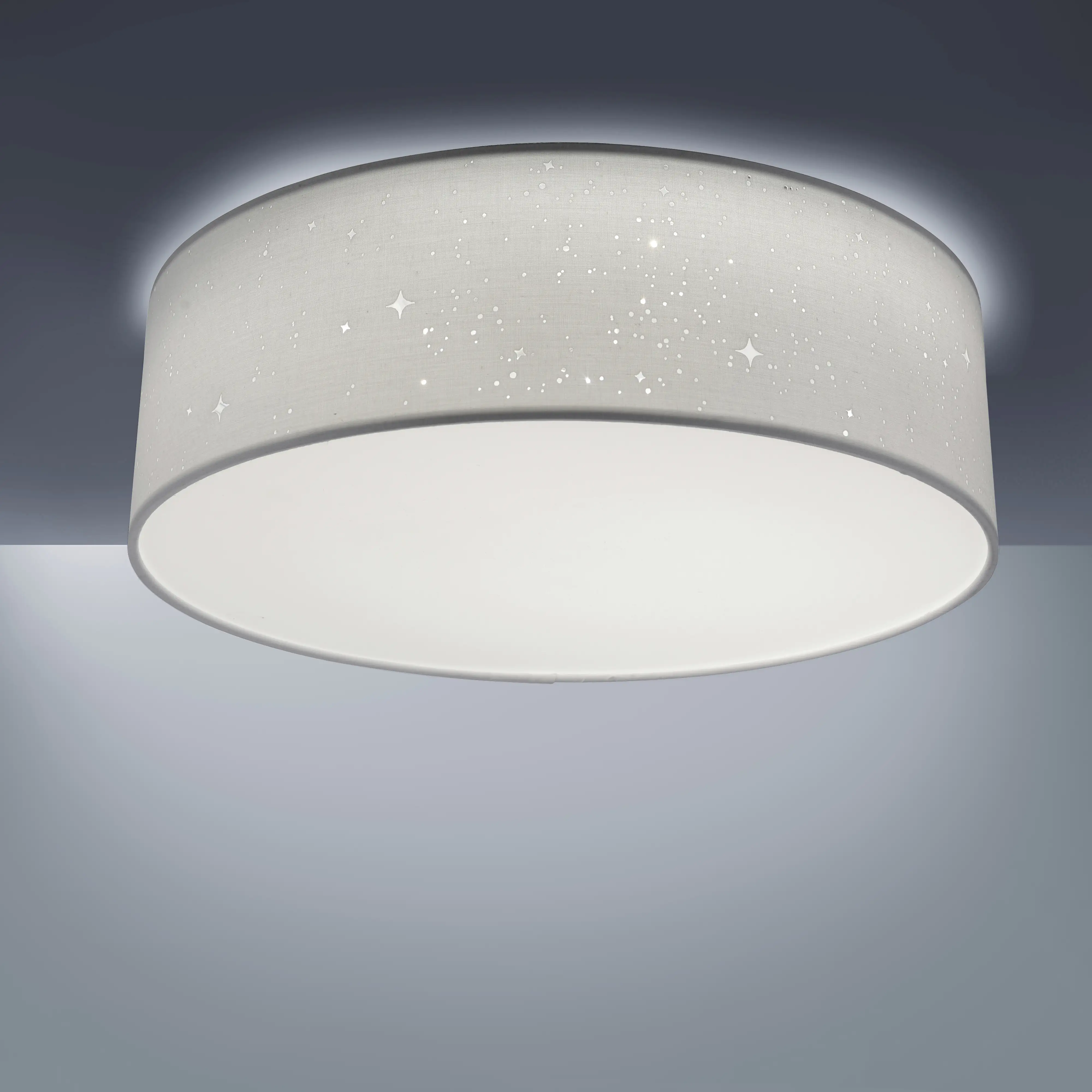 JustLight LED Deckenleuchte Mats Sternenhimmel Optik CCT weiß