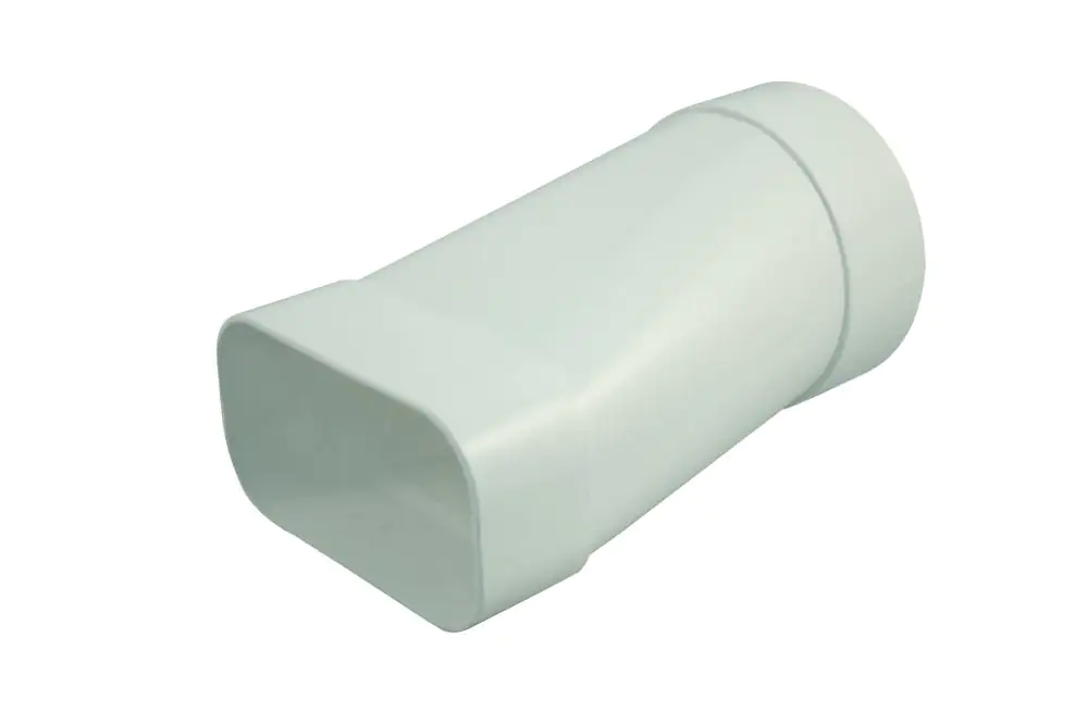 Marley Übergangsstück / Mauerdurchführung für Flachkanal 150 mm, Rohranschluss Ø 125 mm Marley Übergangsstück / Mauerdurchführung für Flachkanal 150 mm, Rohranschluss Ø 125 mm