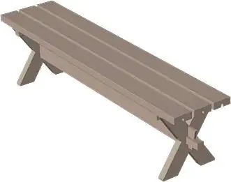 Plus Bank Nostalgie graubraun Plus Bank Nostalgie graubraun