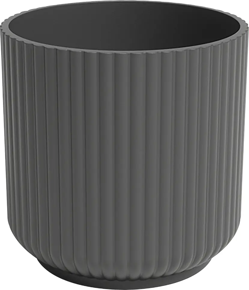 Artevasi Übertopf Luna Keramik anthrazit matt Ø 21 x 20 cm 