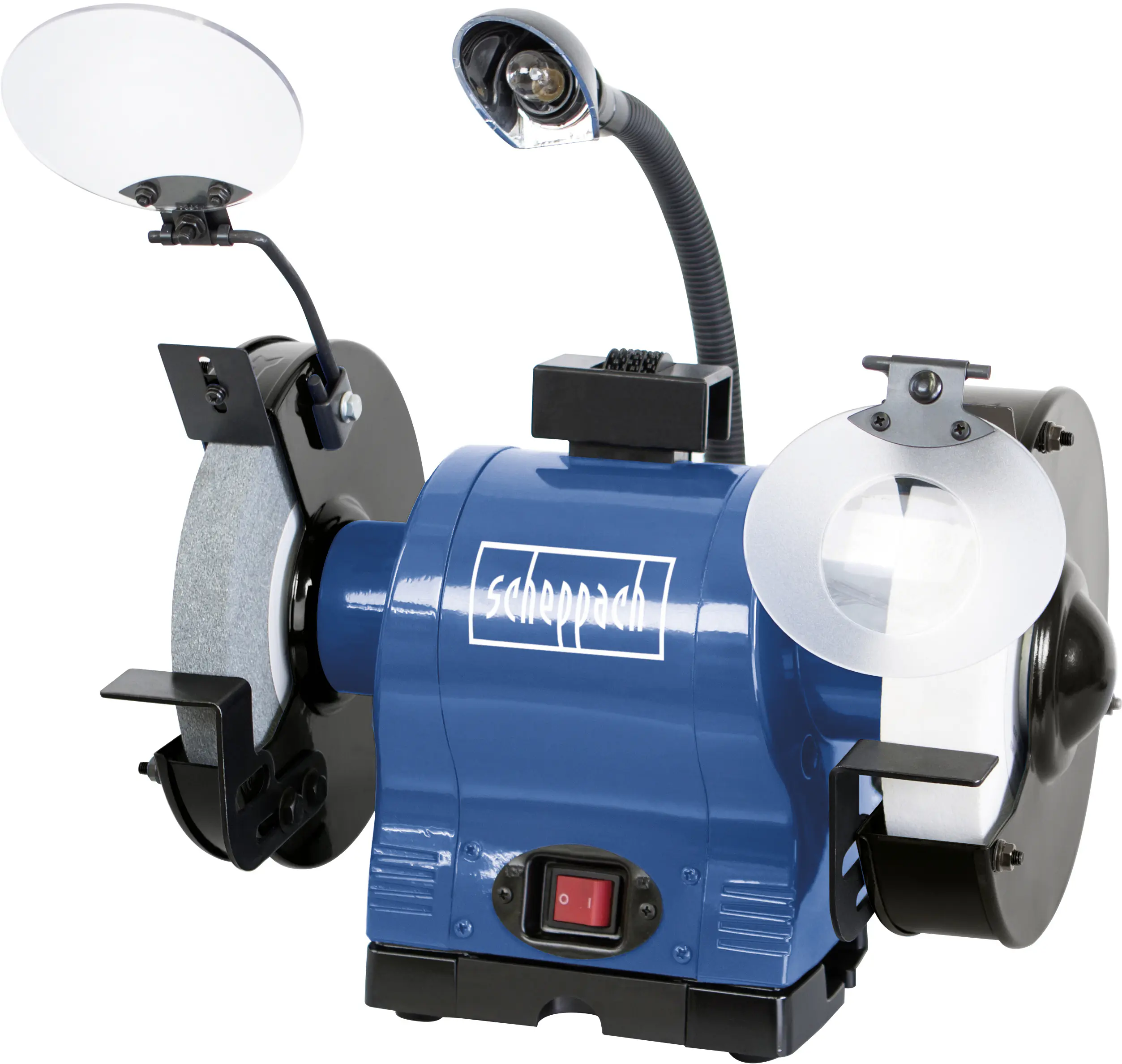 Scheppach Doppelschleifer BG200AL 550 W Arbeitslampe