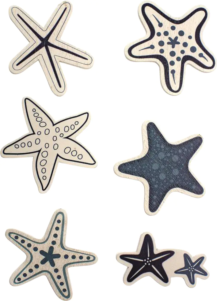 Glorex Sticker Seesterne Maritim 3,5 x 4 cm 6 Stück Glorex Sticker Seesterne Maritim 3,5 x 4 cm 6 Stück