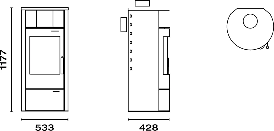 3850215091860_02 TrendLine Dauerbrandofen Vento Sandstein 7 kW mit Sichtfenster