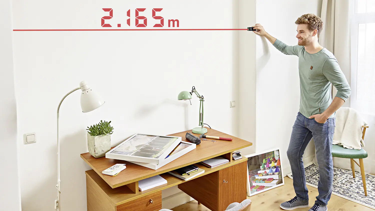 Bosch Entfernungslaser Zamo III inkl. Batterien