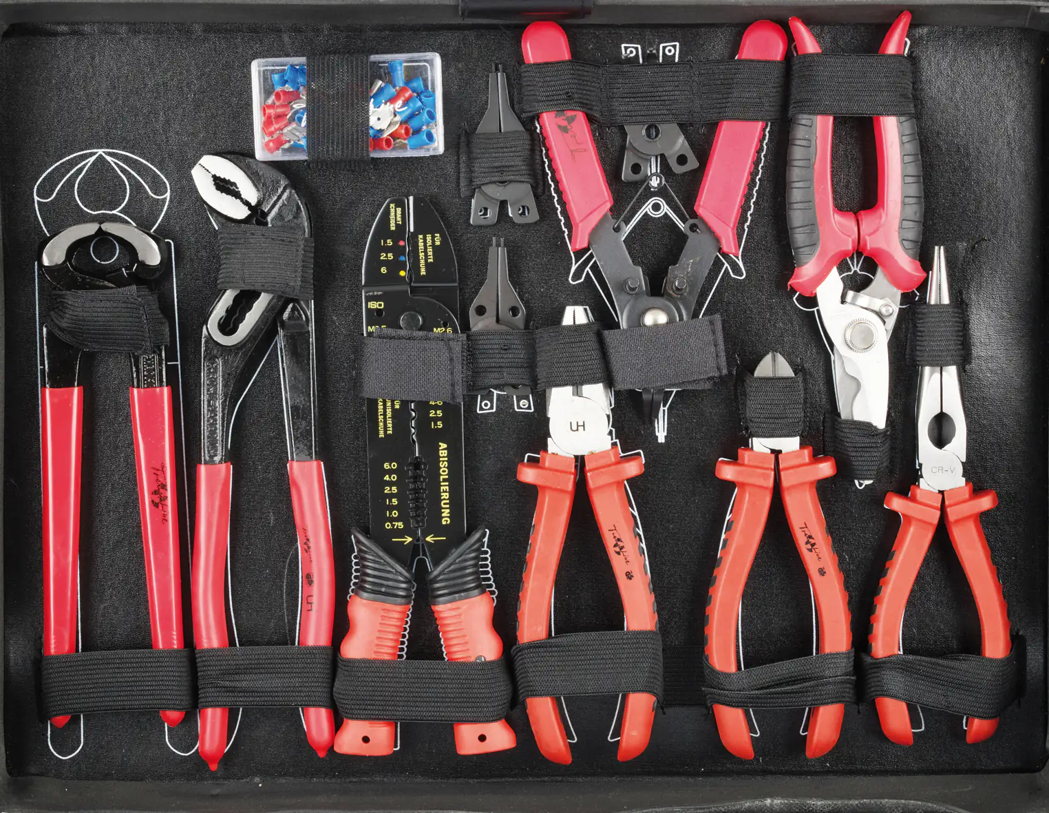 Primaster Werkzeugkoffer WK129 129-teilig 1/4" 1/2" Primaster Werkzeugkoffer WK129 129-teilig 1/4" 1/2"