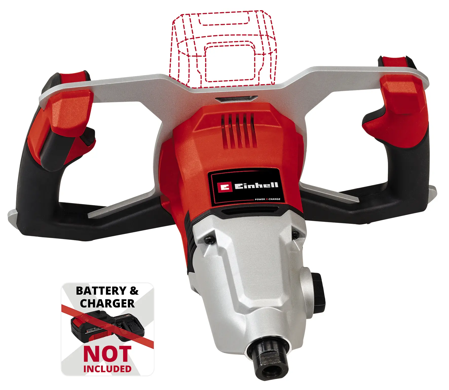 Einhell Akku-Farb-Mörtelrührer TP-MX 18-2 Li BL Solo 18 V Einhell Akku-Farb-Mörtelrührer TP-MX 18-2 Li BL Solo 18 V