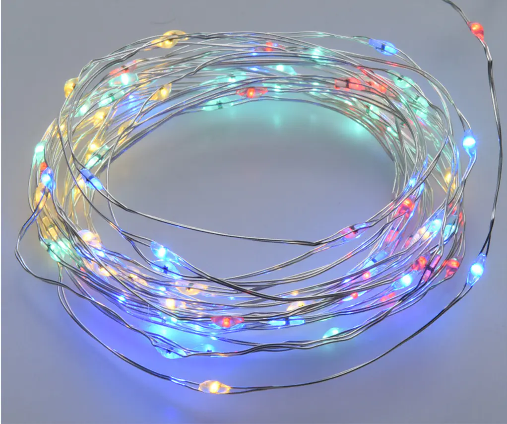 LED Solar-Drahtlichterkette RGB