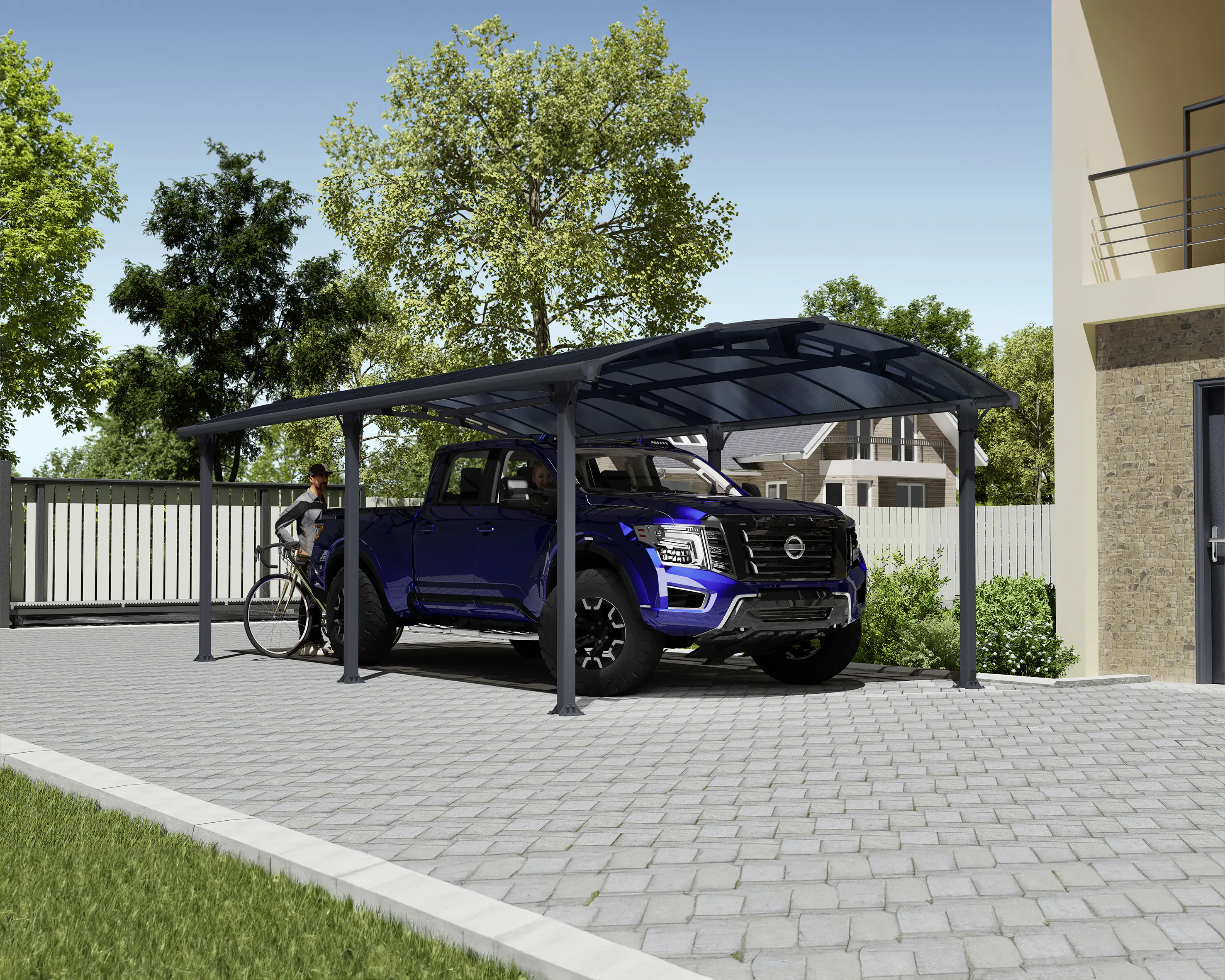 Canopia Carport Arcadia 6400 649 x 359 x 242 cm