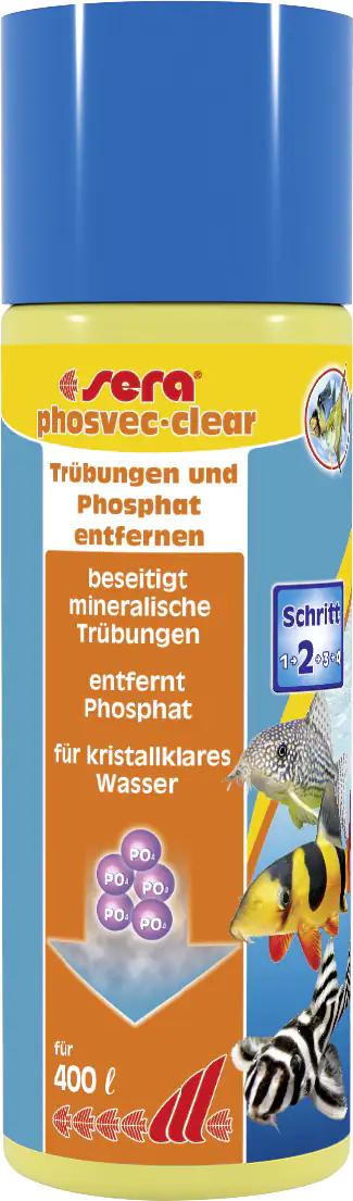 Sera Aquariumwasseraufbereiter Phosvec Clear 100 ml Sera Aquariumwasseraufbereiter Phosvec Clear 100 ml