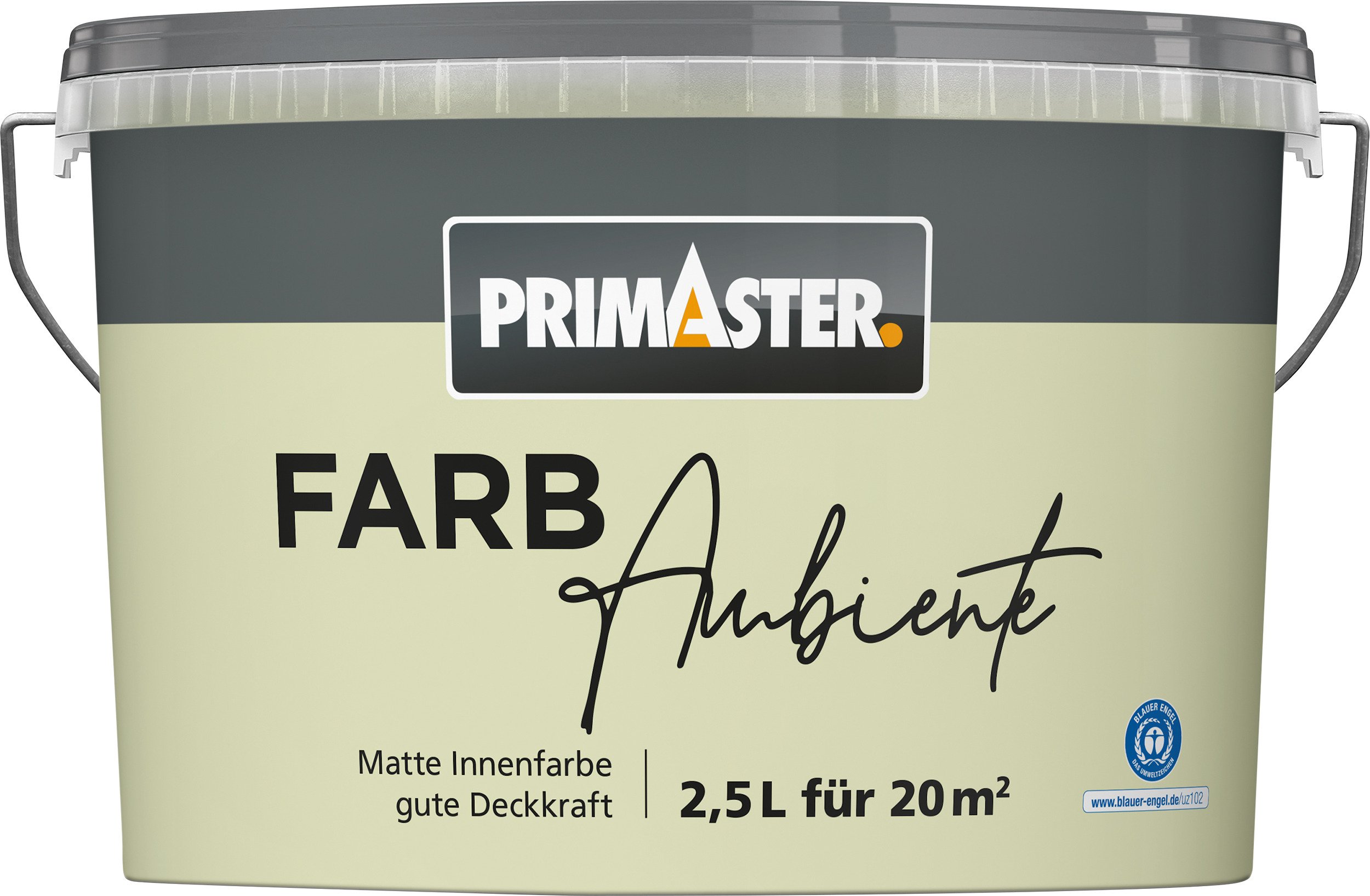 Primaster Farbambiente Wandfarbe matt matcha 2,5 L