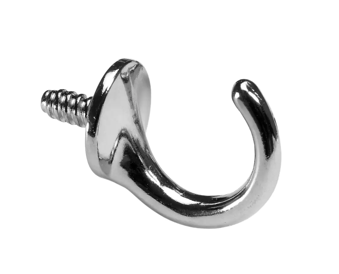 Hettich Zierhaken 28 x 20 x 30 mm Zinkdruckguss silber - 2 Stück