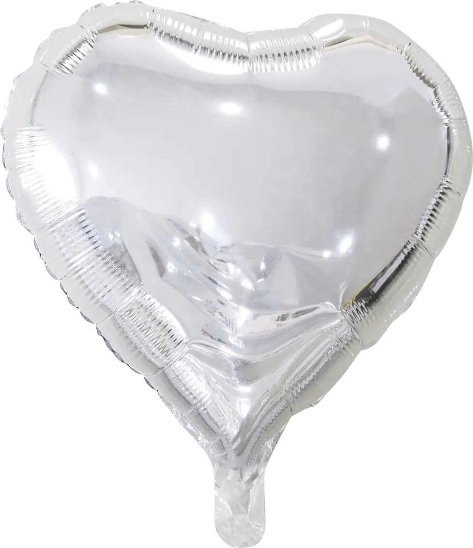 TIB Heyne Folienballon Herz silber 1 Stück TIB Heyne Folienballon Herz silber 1 Stück