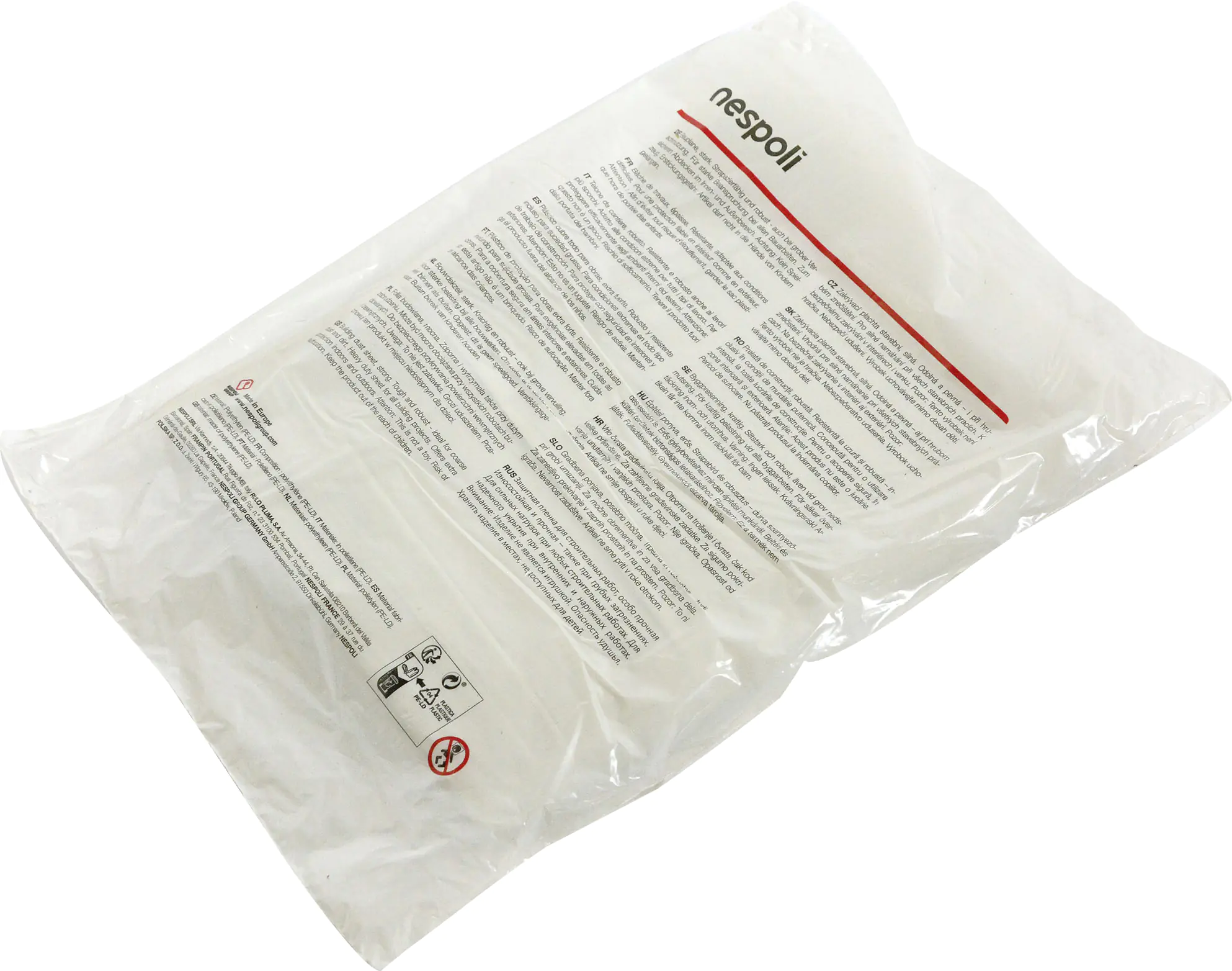 Nespoli Bauplane 38 my 3 x 4 m = 12 m² transluzent