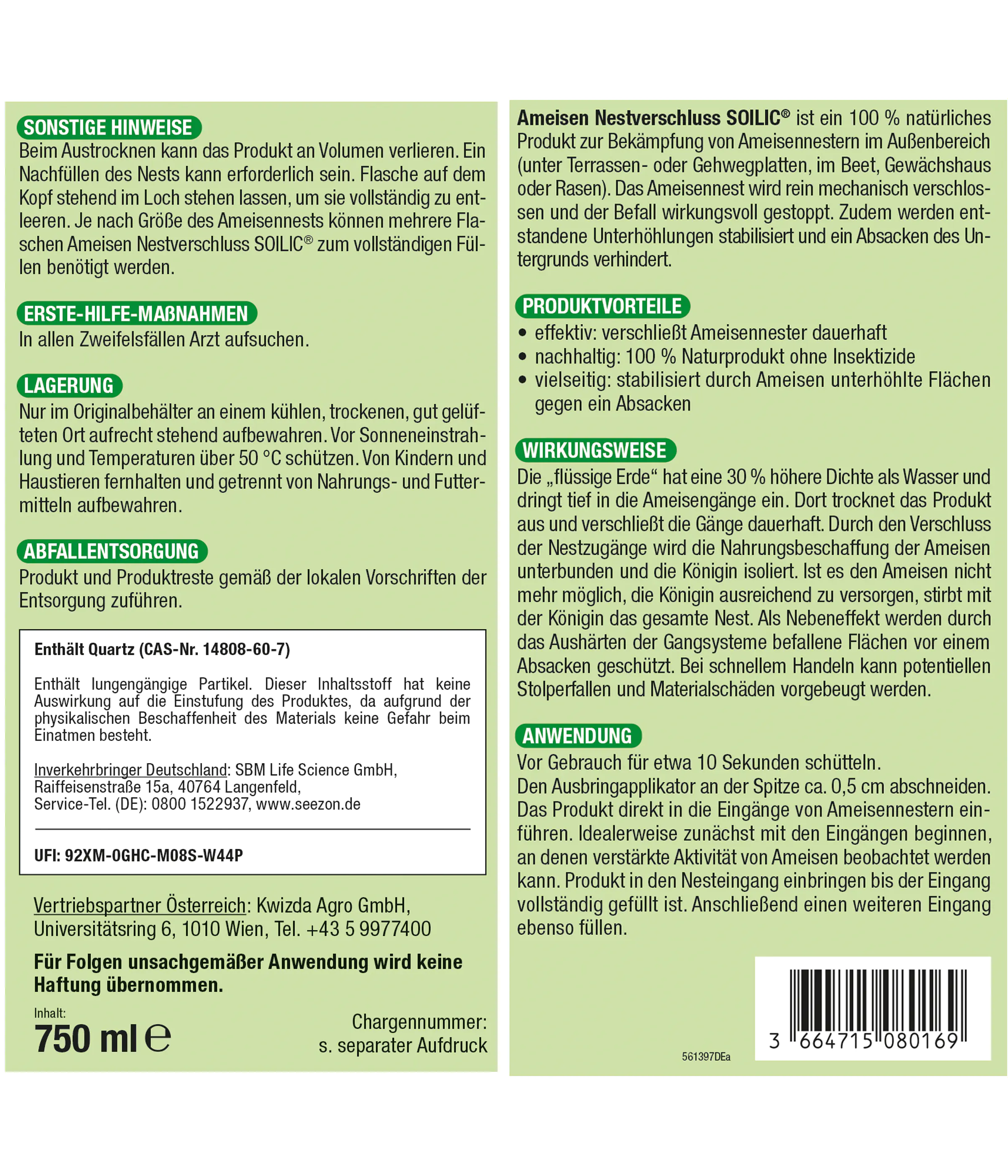 Protect Home Ameisen Nestverschluss 750 ml Protect Home Ameisen Nestverschluss 750 ml