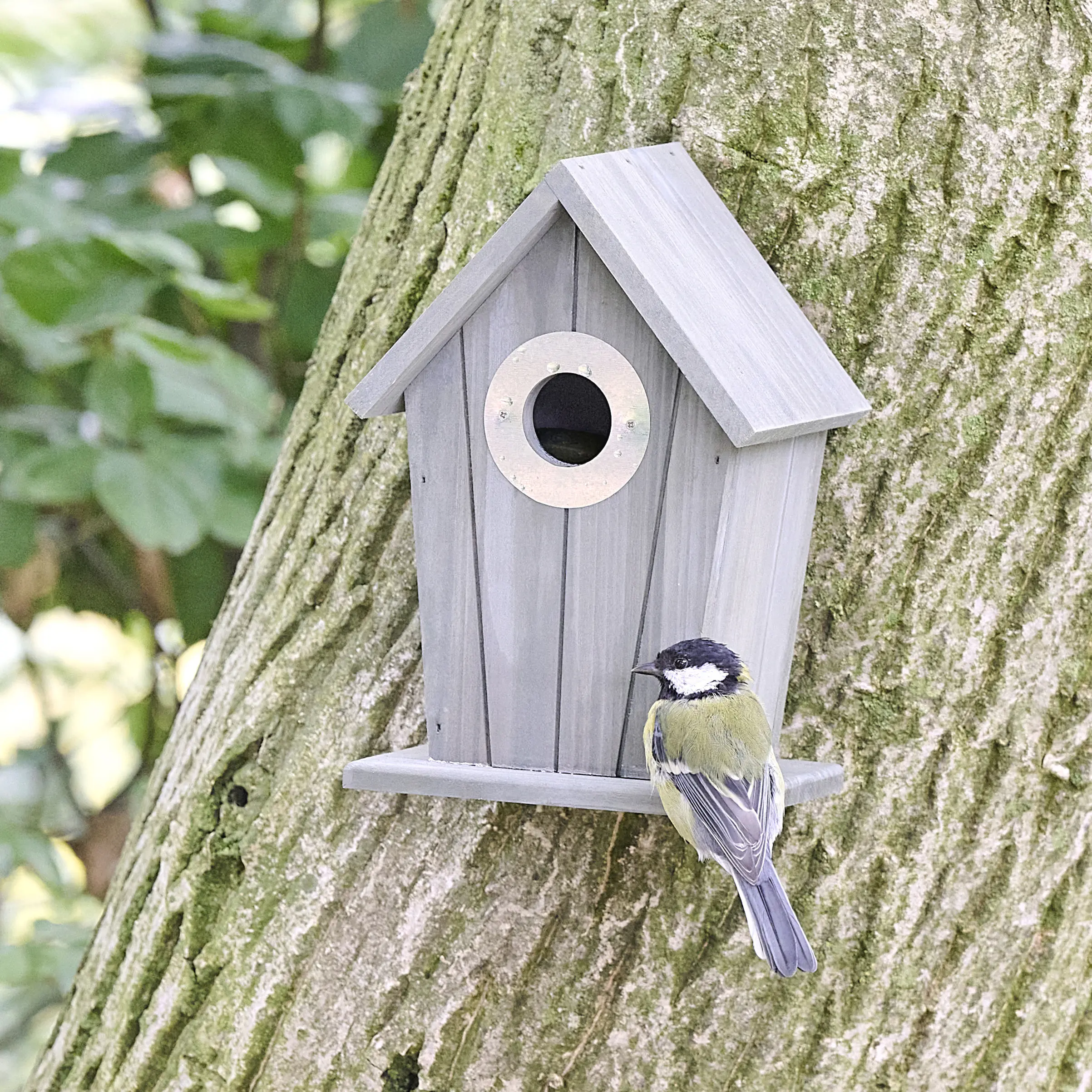 CJ Wildbird Nistkasten Cabin 22 x 15 cm grau