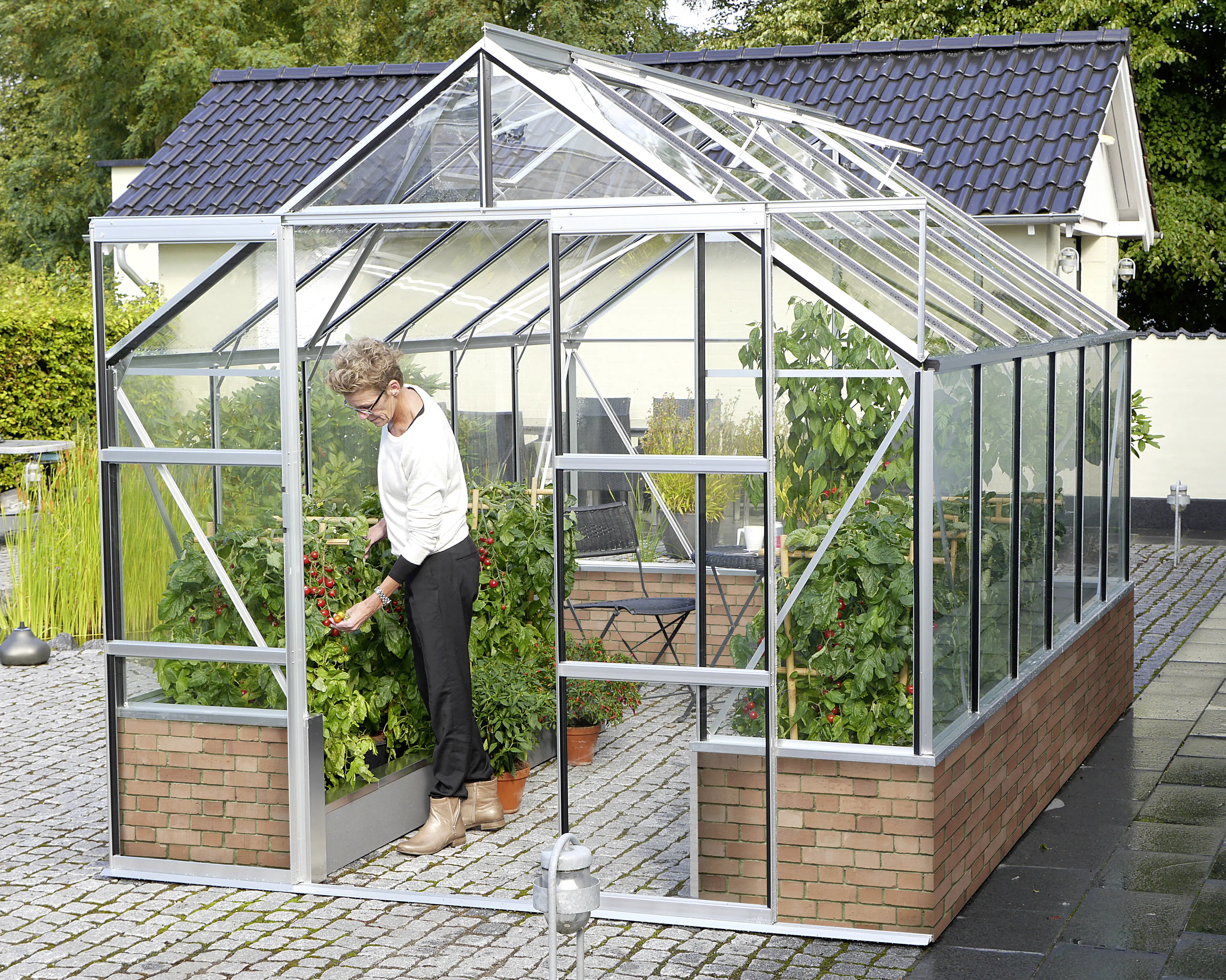Vitavia Gewächshaus Cassandra 9900 256 x 388 cm 3 mm ESG