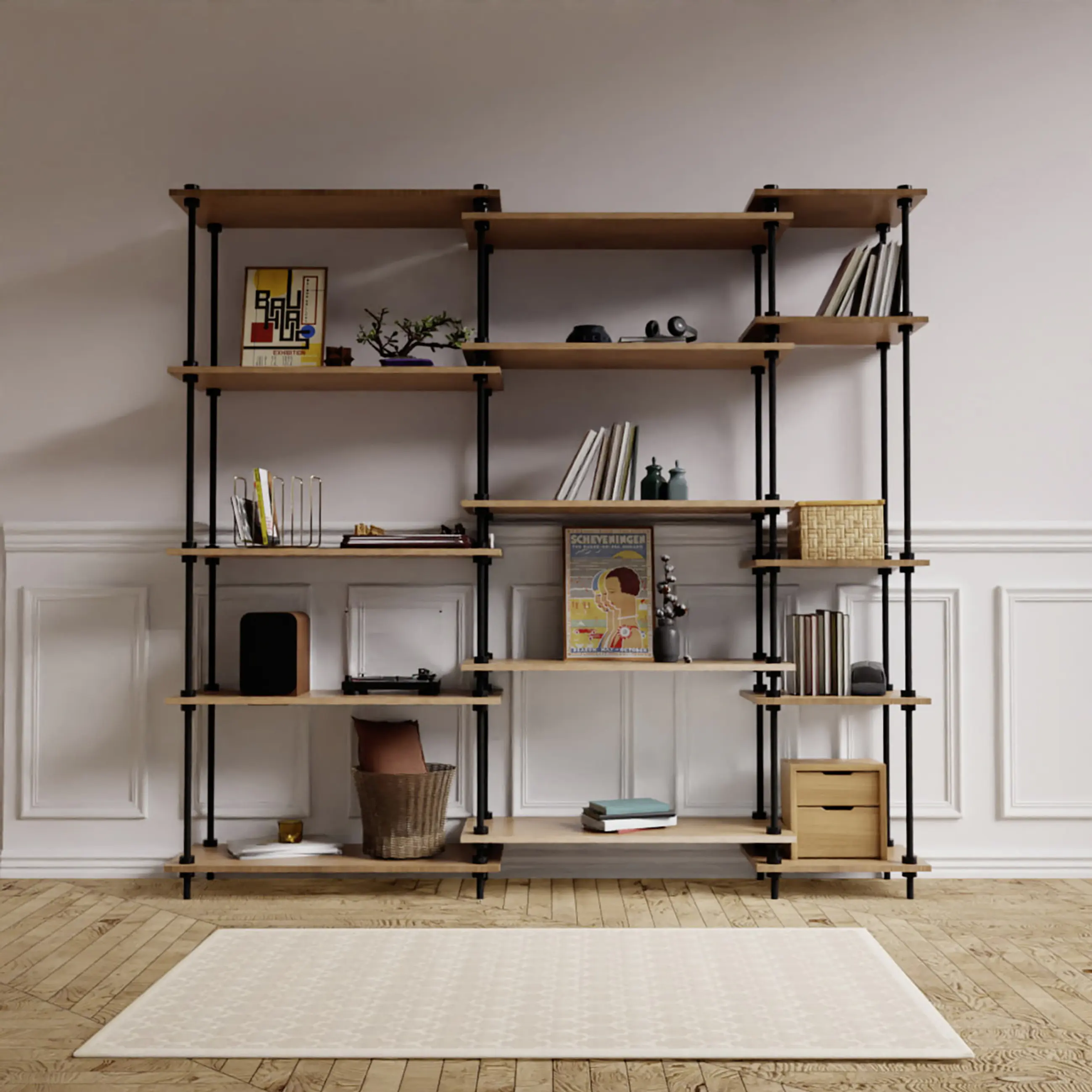 Ar Shelving Standregal-Set Deco Nebraska 185 x 193 cm 600 kg