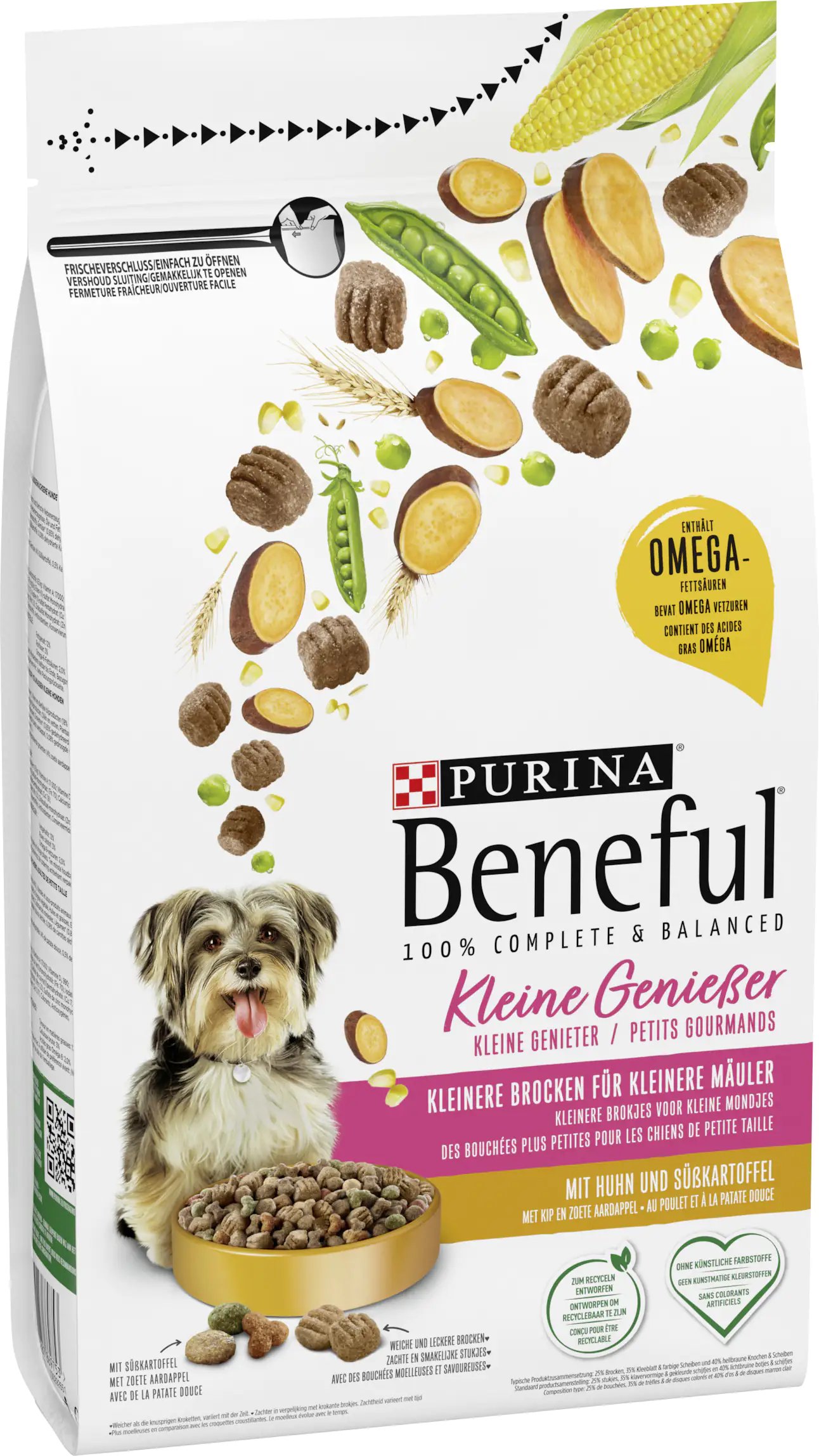 Beneful Hundefutter Kleine Genießer mit Rind und Gartengemüse 2,8 kg