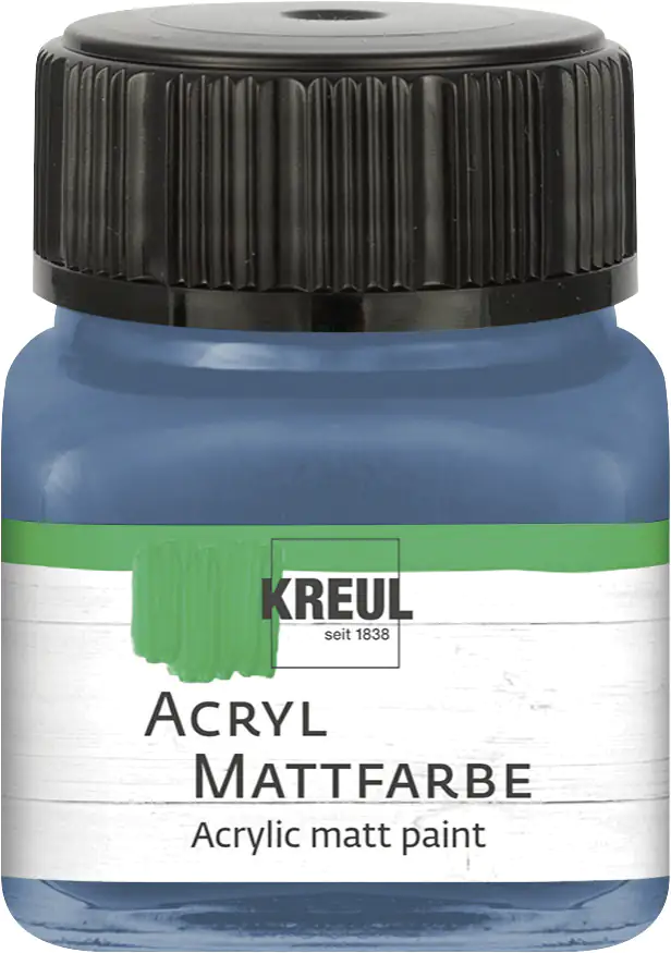 Kreul Acryl Mattfarbe stahlblau 20 ml Kreul Acryl Mattfarbe stahlblau 20 ml
