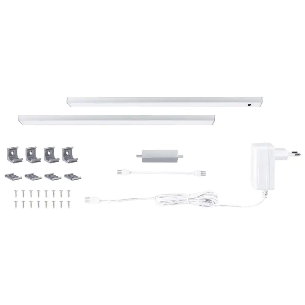 Paulmann LED Lichtleiste Inline chrom matt 35 cm TW 2er Set