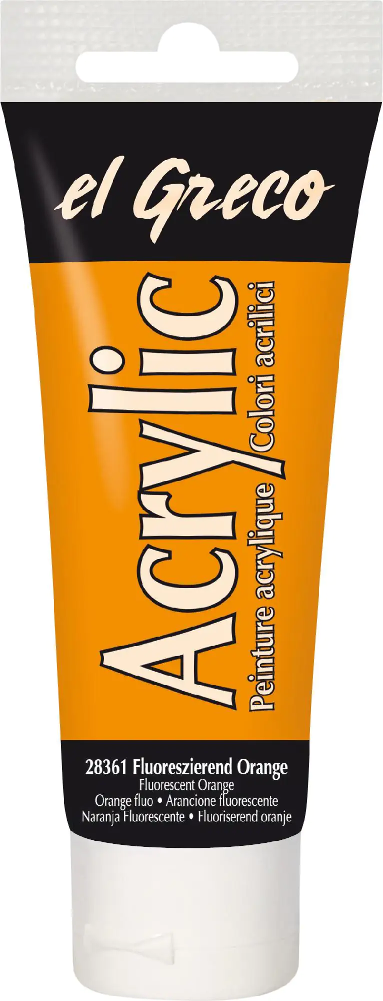 Kreul el Greco Acrylic Tube fluoreszierend orange 75 ml Kreul el Greco Acrylic Tube fluoreszierend orange 75 ml