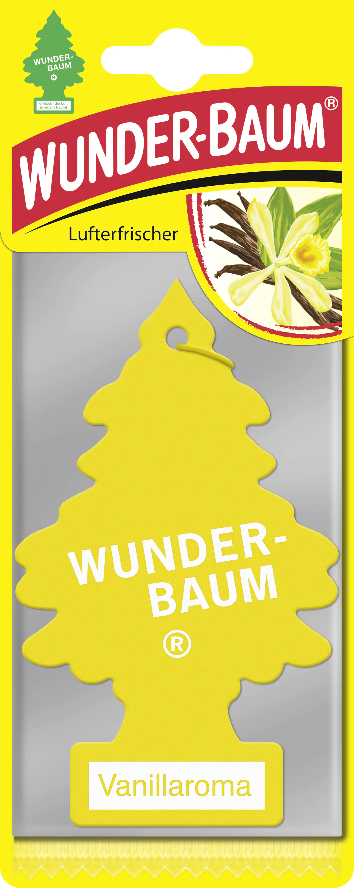 Wunderbaum Papierlufterfrischer Vanillearoma