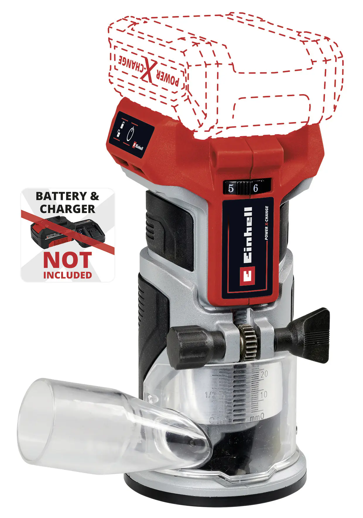 Einhell Professional Akku-Kantenfräse TP-ET 18 Li BL Solo 18 V Einhell Professional Akku-Kantenfräse TP-ET 18 Li BL Solo 18 V