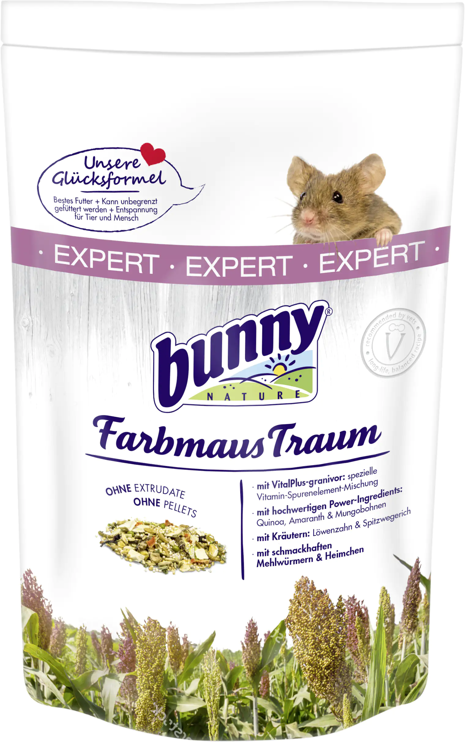 Bunny Nature FarbmausTraum Expert Trockenfutter 500 g Bunny Nature FarbmausTraum Expert Trockenfutter 500 g