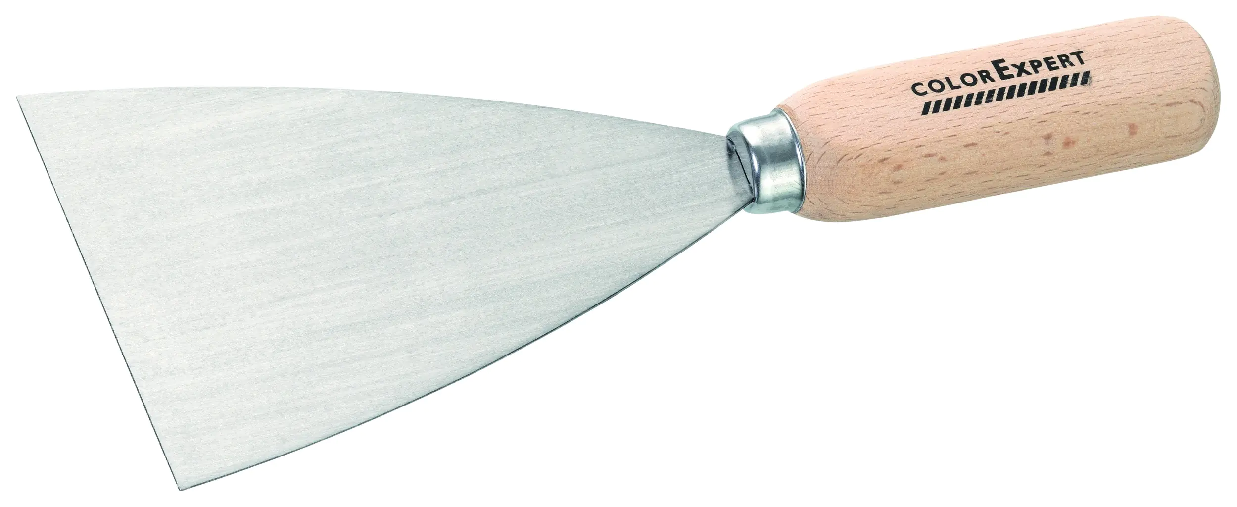 Color Expert Spachtel steifes Blatt 100 mm mit Holzgriff