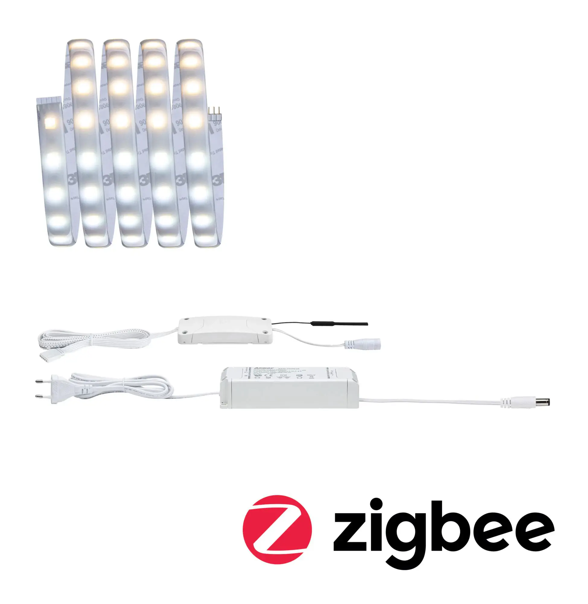 Paulmann LED-Streifen Set MaxLED 1,5 m 9 W warmweiß-kaltweiß silber dimmbar