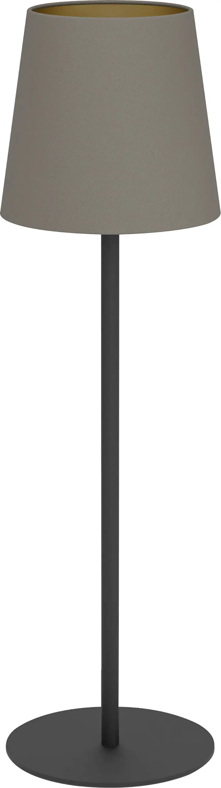 Eglo Tischleuchte Fiorana schwarz cappuccino 53 x 15 cm E14