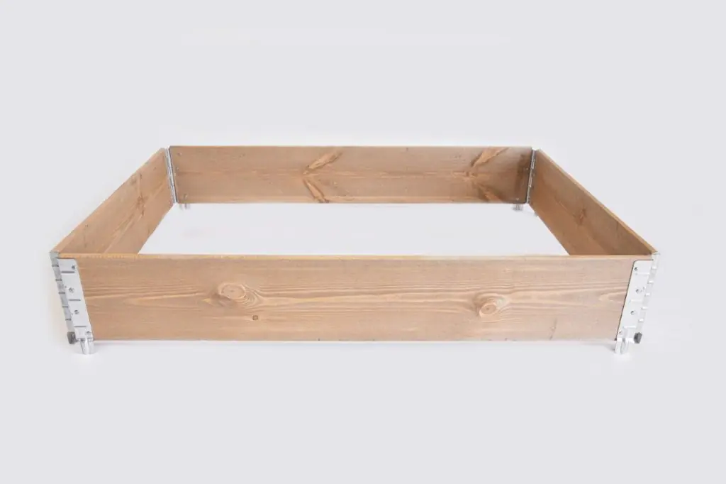Upyard Beetrahmen Holz 80 x 60 cm natur