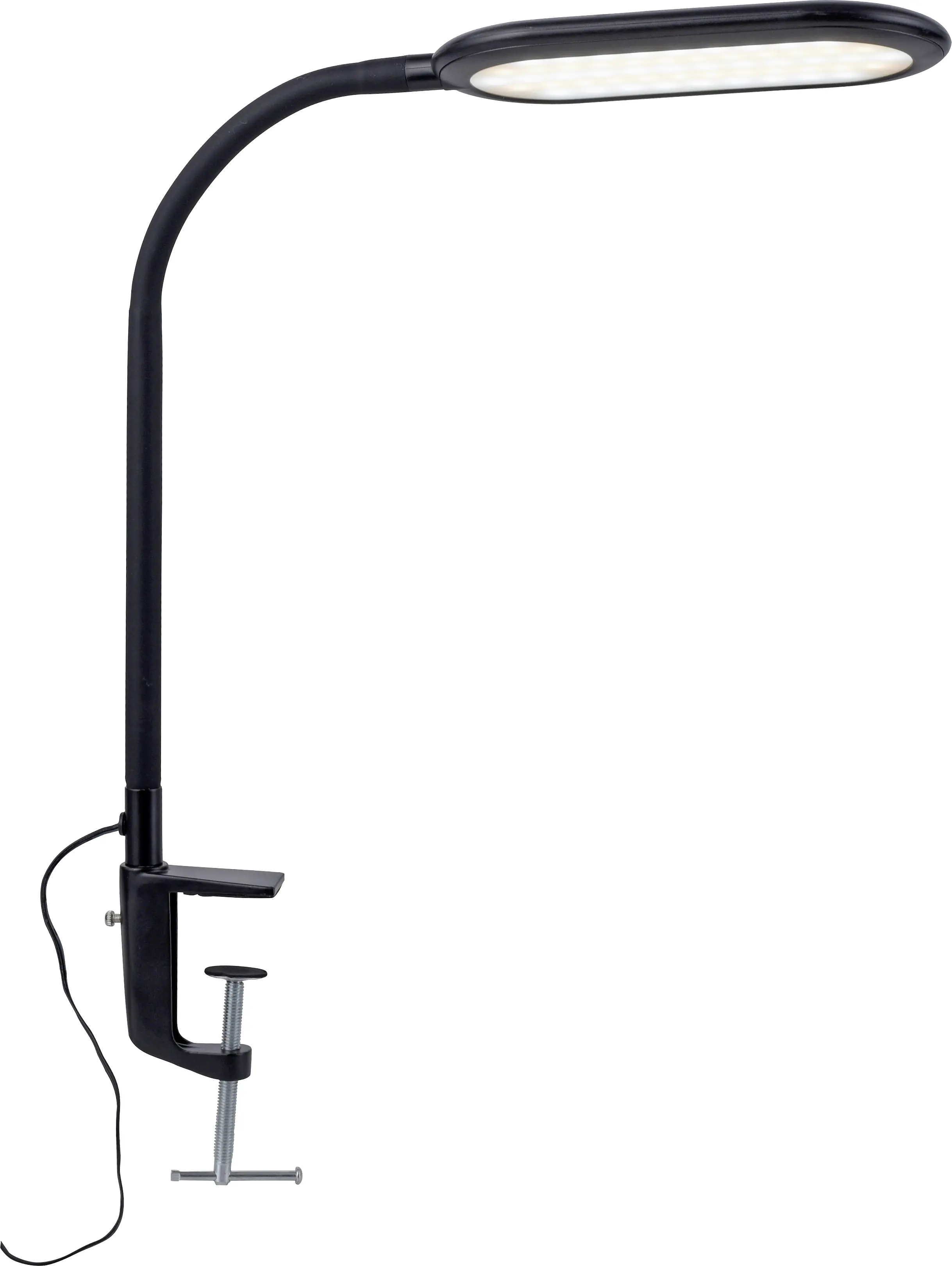 JustLight CCT LED Klemmleuchte schwarz 68 x 10 cm dimmbar