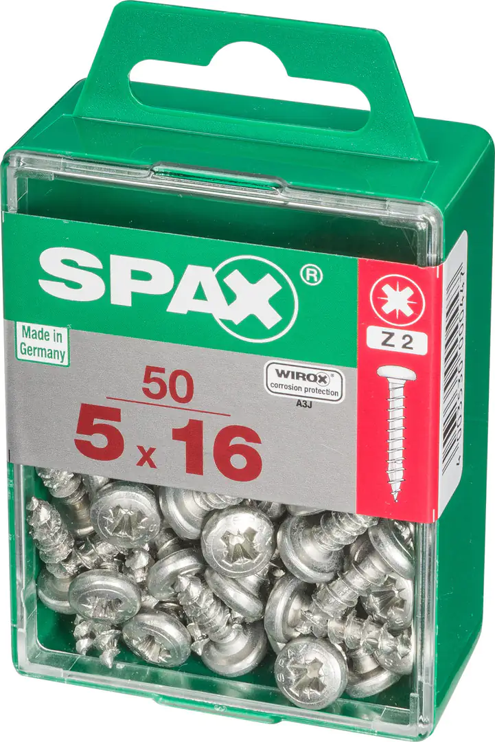 Spax Universalschrauben 5.0 x 16 mm TX 20 - 50 Stk.