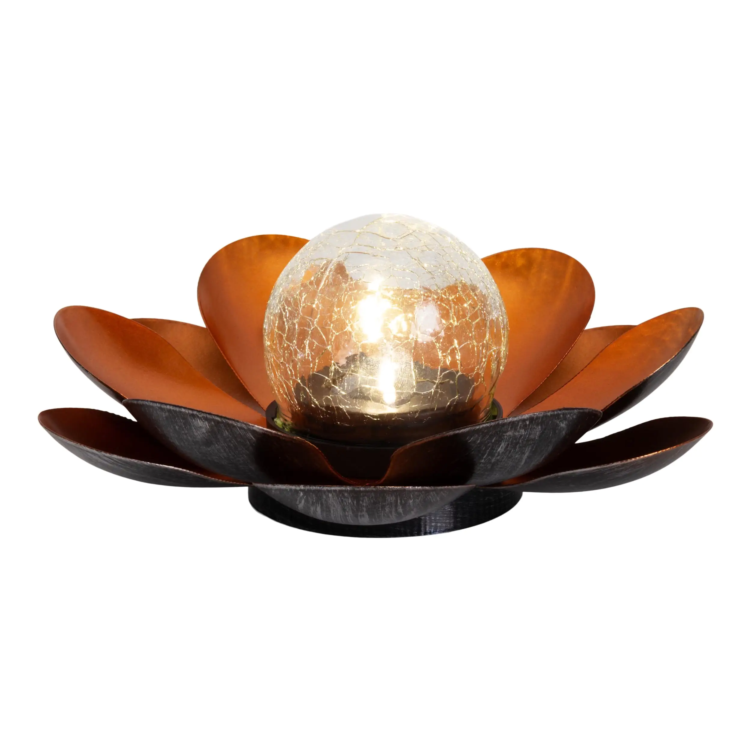 Light & More LED Solarleuchte Seerose kupfer Light & More LED Solarleuchte Seerose kupfer