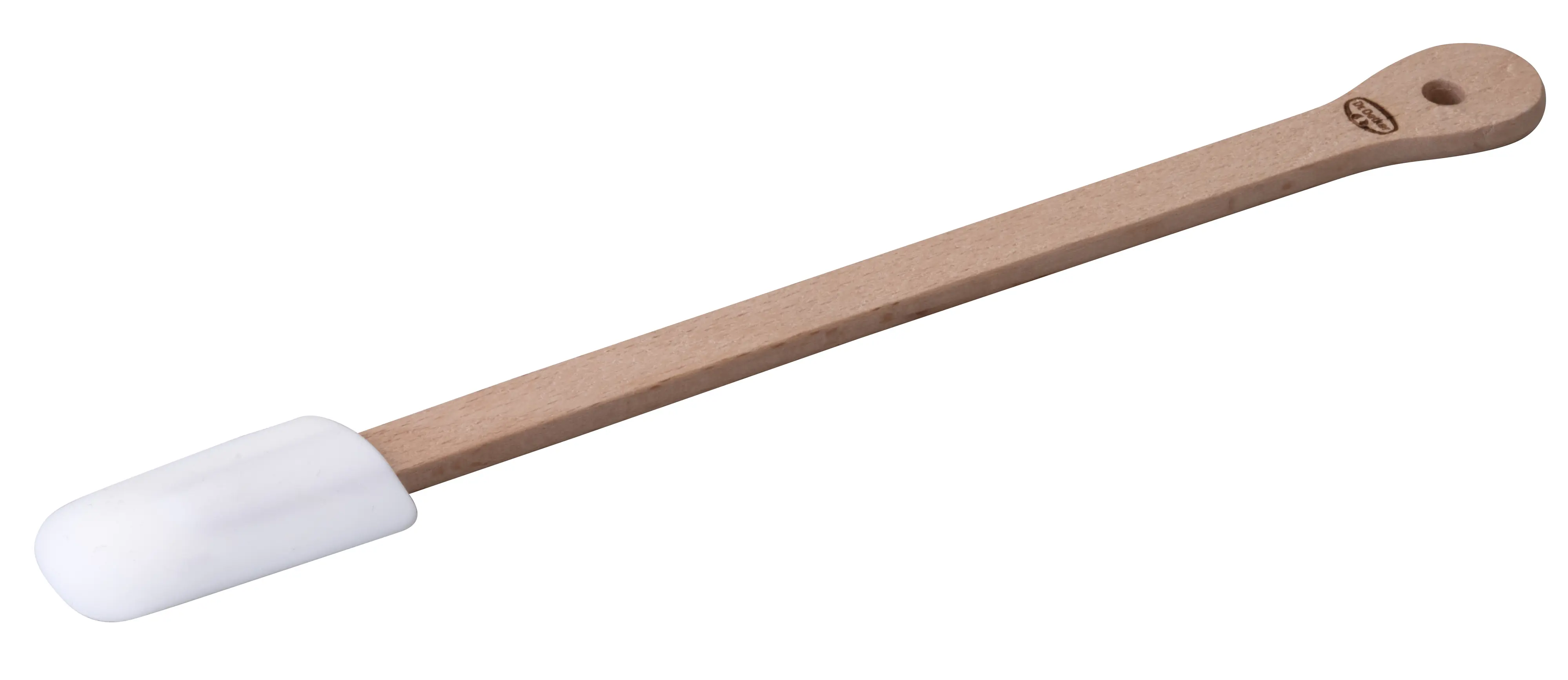 Dr. Oetker Teigschaber mit Holzgriff 25 cm natur/weiß
