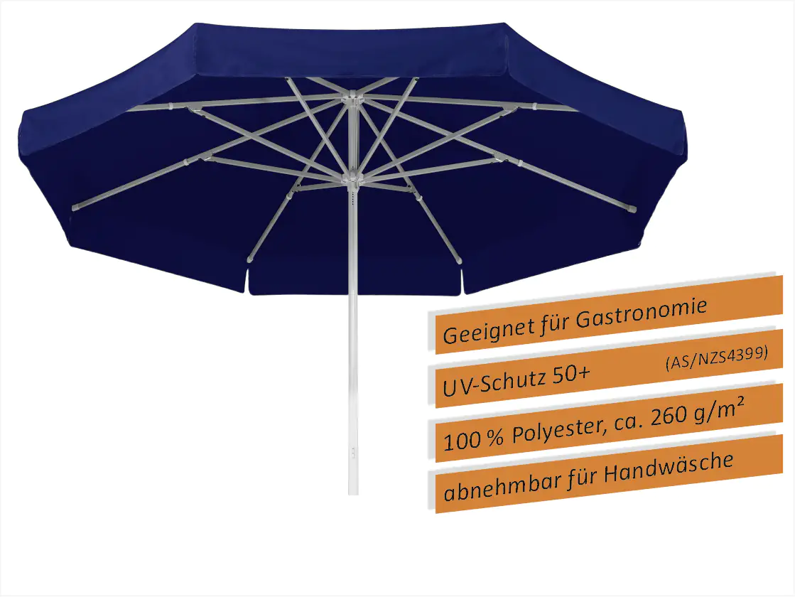 Schneider Sonnenschirm Jumbo blau Ø 300 cm