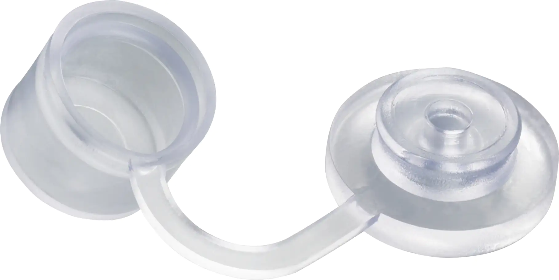 Gutta Dichtscheibe mit Kappe 100 Stk. transparent