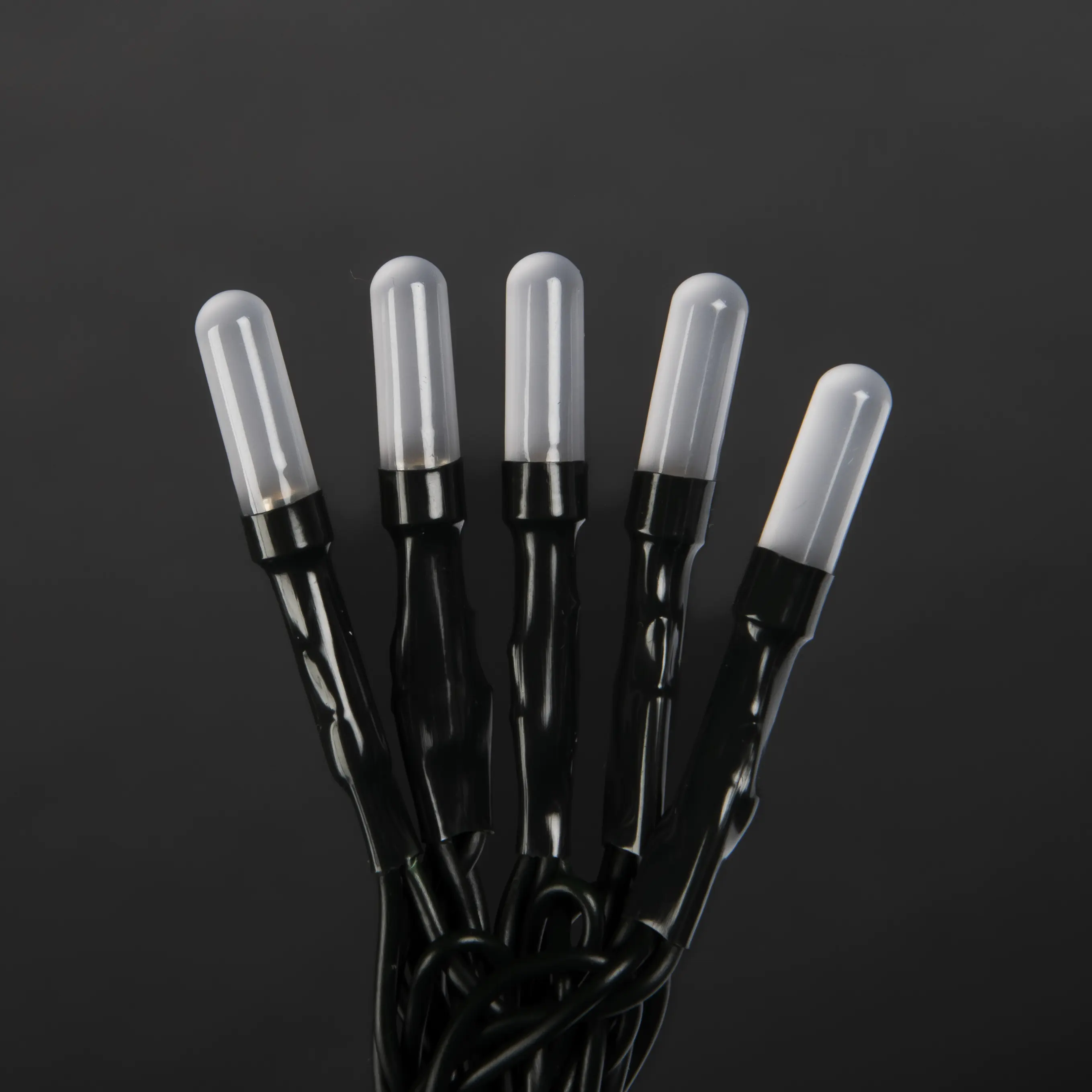 Konstmide Micro LED Lichterkette slim frosted Innen 100 bernsteinfarbene Dioden 14,9 m