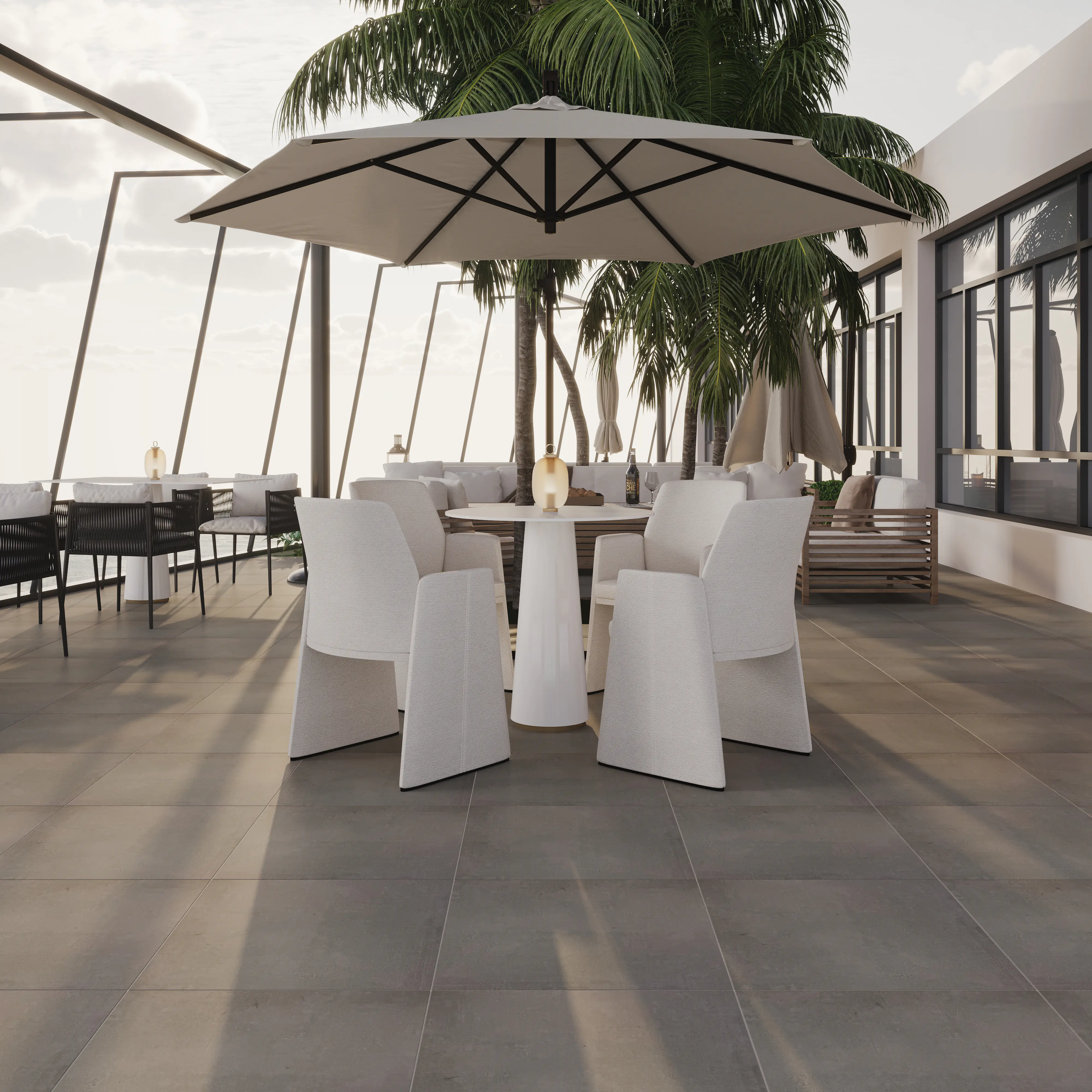 Terrassenplatte Tribeca Taupe 60 x 60 x 2 cm grau Terrassenplatte Tribeca Taupe 60 x 60 x 2 cm grau