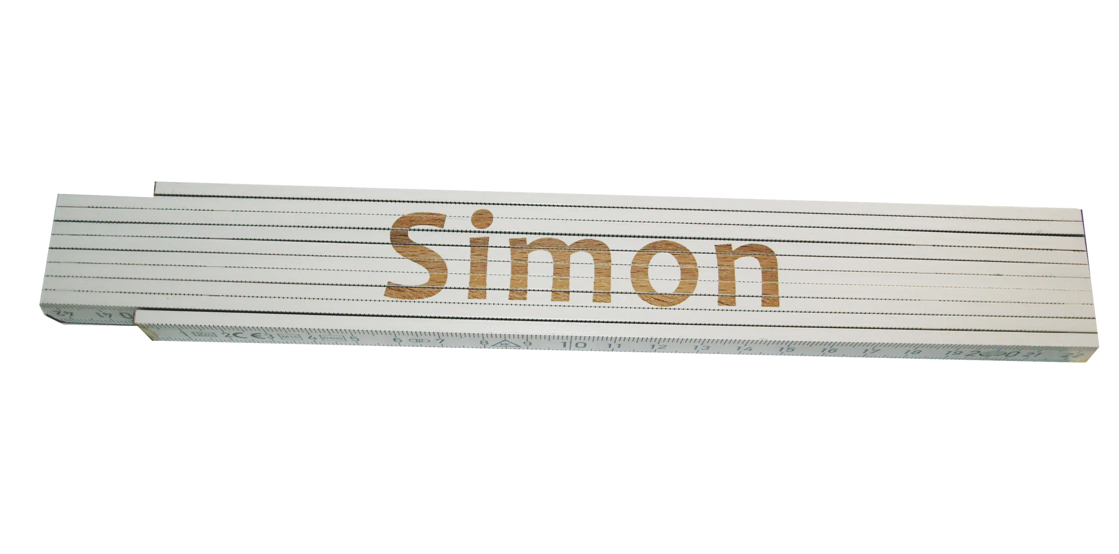 Zollstock Simon 2 m weiß