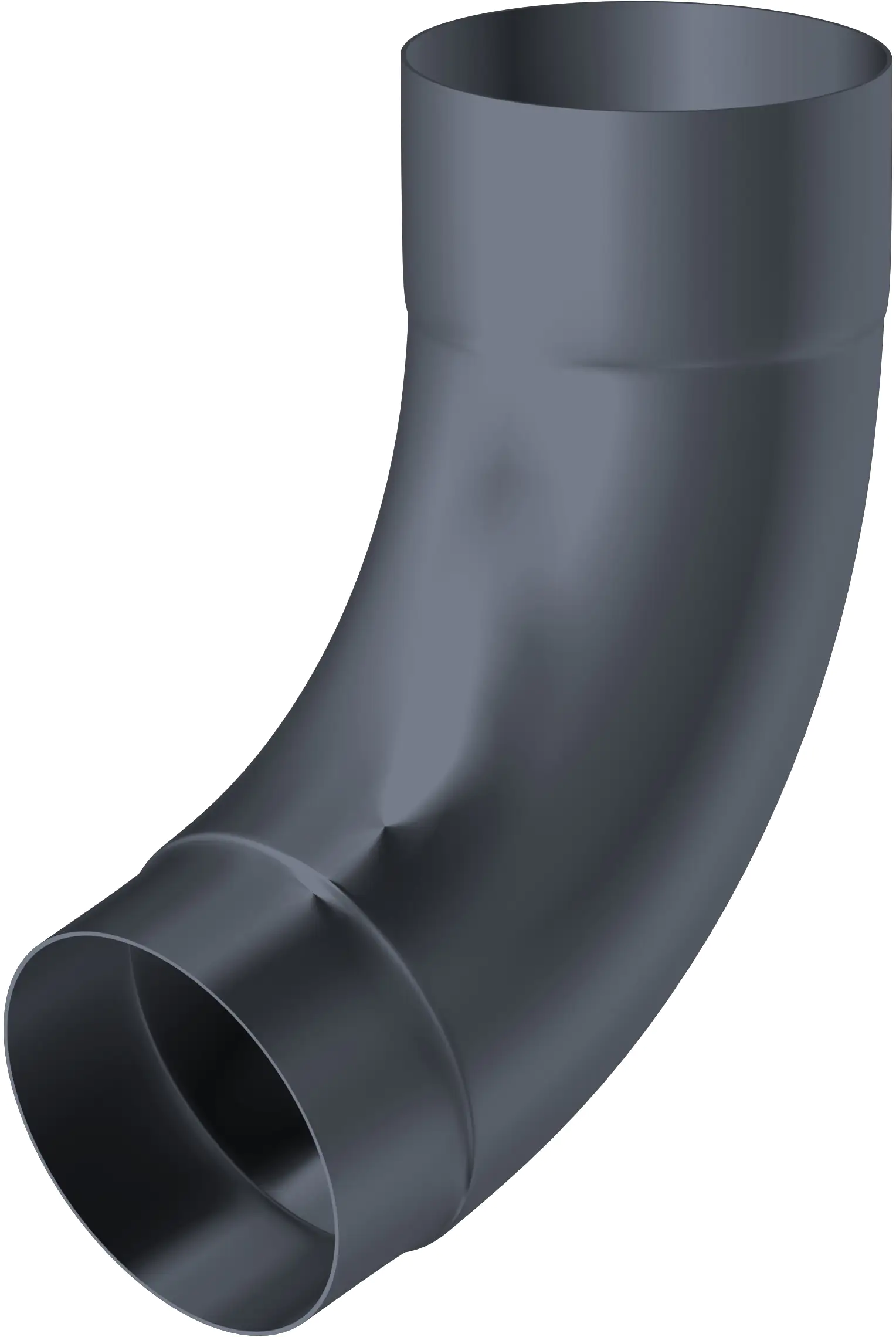 Sarei Fallrohrbogen DN 60/72° Alu-anthrazit Sarei Fallrohrbogen DN 60/72° Alu-anthrazit
