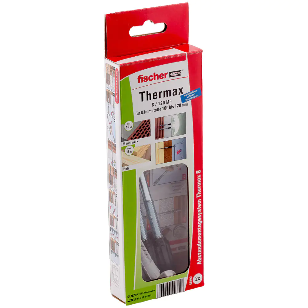 Fischer Dämmstoffdübel Thermax 8.0 x 120 mm - 2 Stück Fischer Dämmstoffdübel Thermax 8.0 x 120 mm - 2 Stück