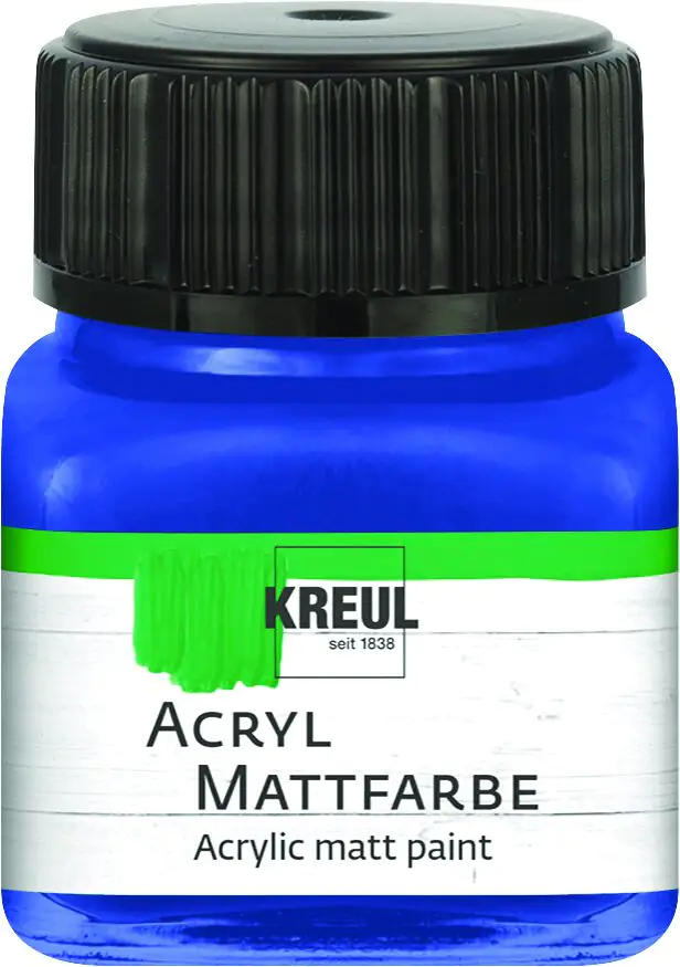 Kreul Acryl Mattfarbe blau 20 ml