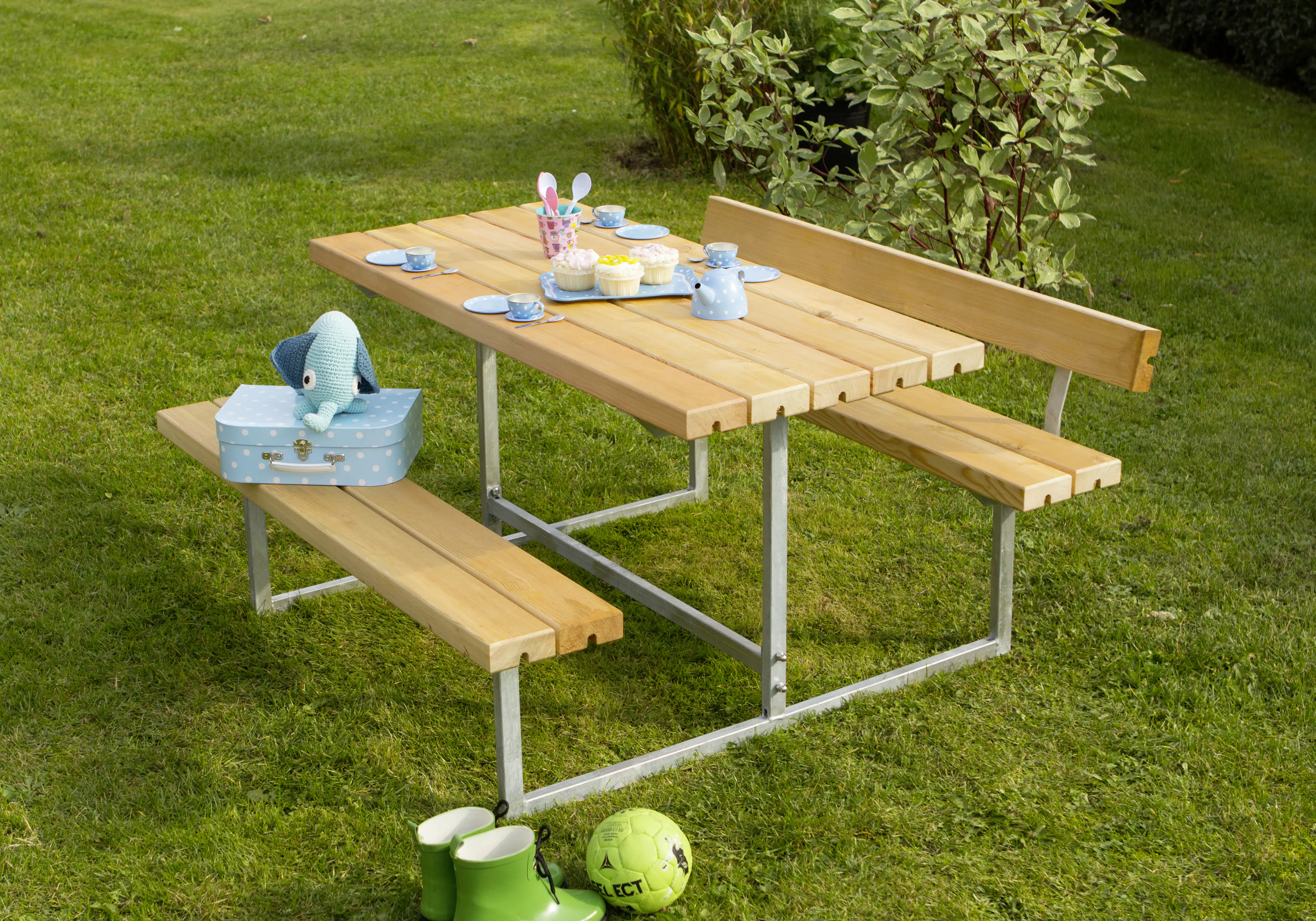 Plus Kindermöbel Basic 125 x 110 x 59 cm, 2 Rückenlehnen