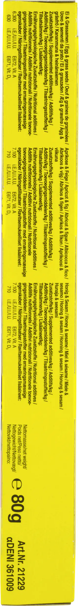 Vitakraft Kräcker® Trio Ei Frucht Honig 3 Stück / 80 g Vitakraft Kräcker® Trio Ei Frucht Honig 3 Stück / 80 g