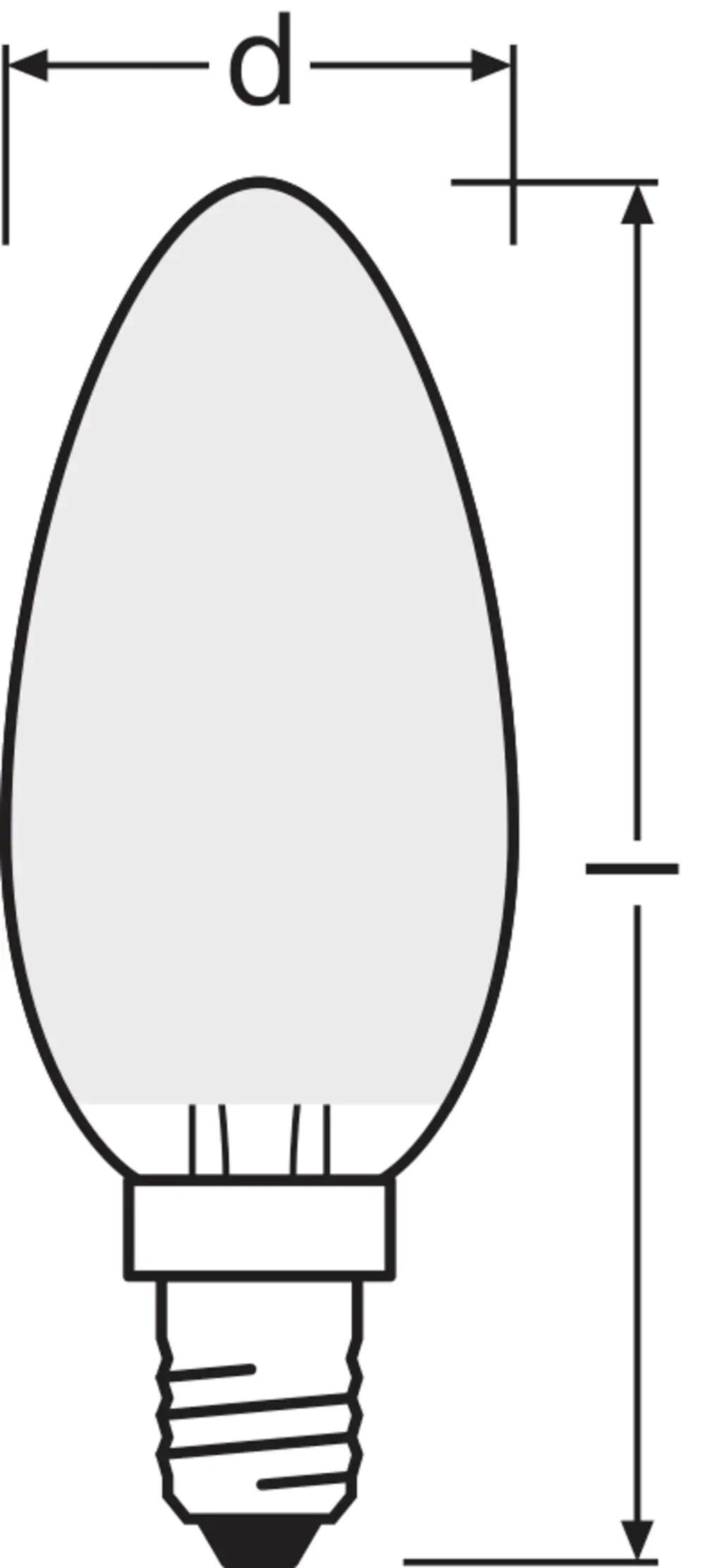 Osram LED Leuchtmittel Retrofit CLB 40 E14 4W warmweiß, weiß matt Osram LED Leuchtmittel Retrofit CLB 40 E14 4W warmweiß, weiß matt